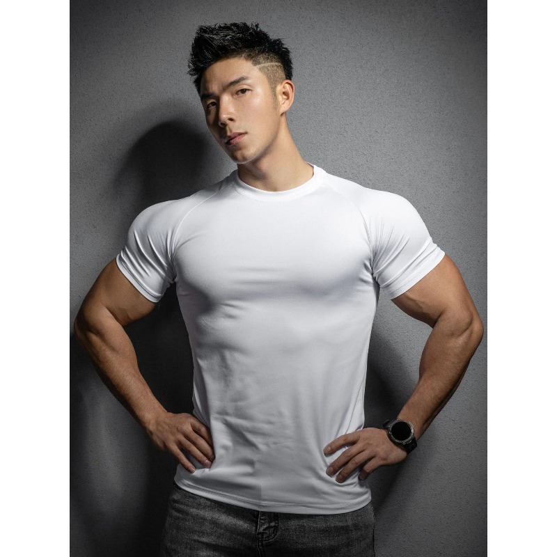 T Shirt Tight Fit - Abbigliamento Fitness Yoga ad Asciugatura Rapida
