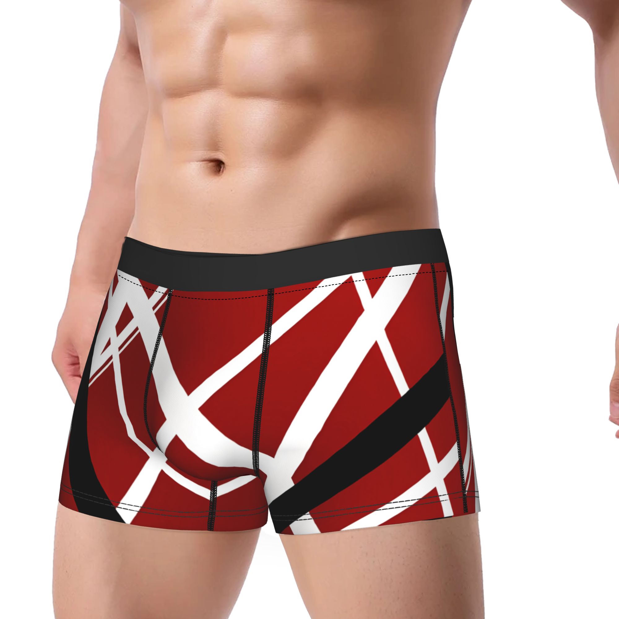 Trunk Breathable Men - Pantaloncini Van Halen astratti rossi e