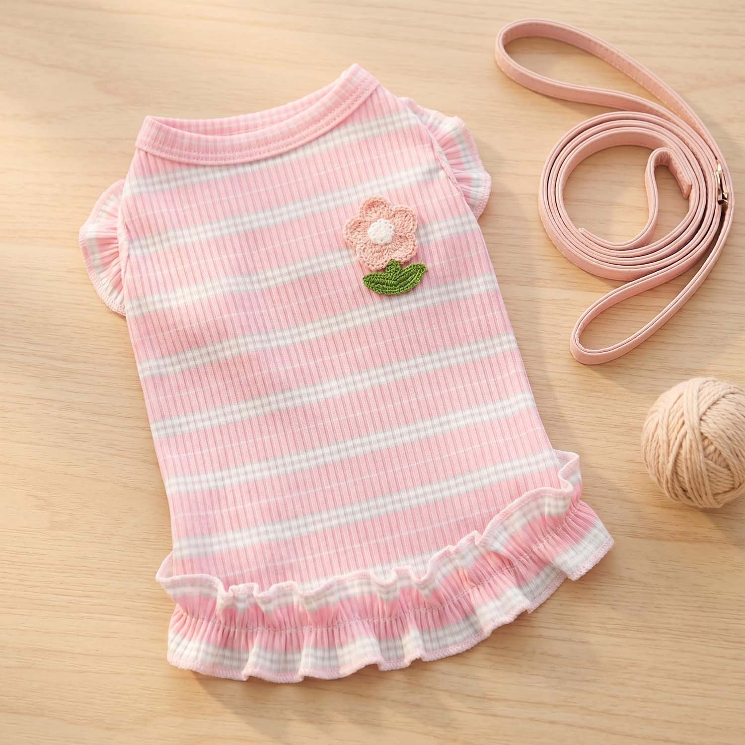 Tank Top Ribbed - 1 Pezzo Canotta Estiva per Cane