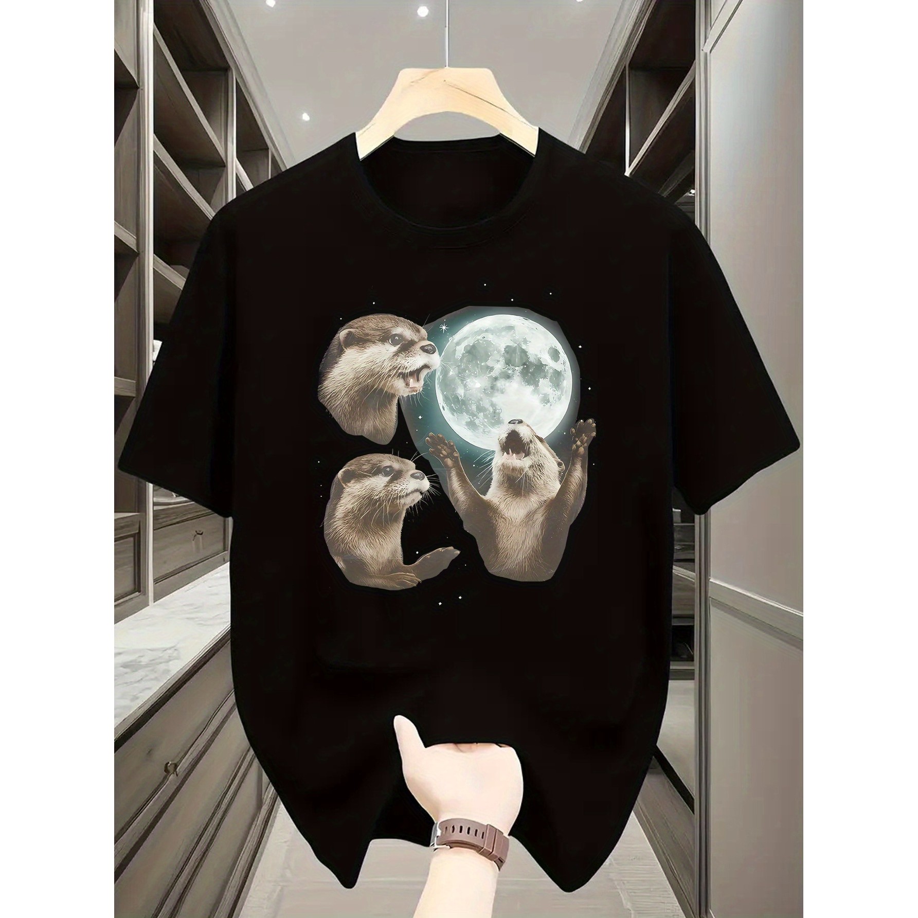 Undershirt Crew Neck - Maglietta grafica da uomo con motivo