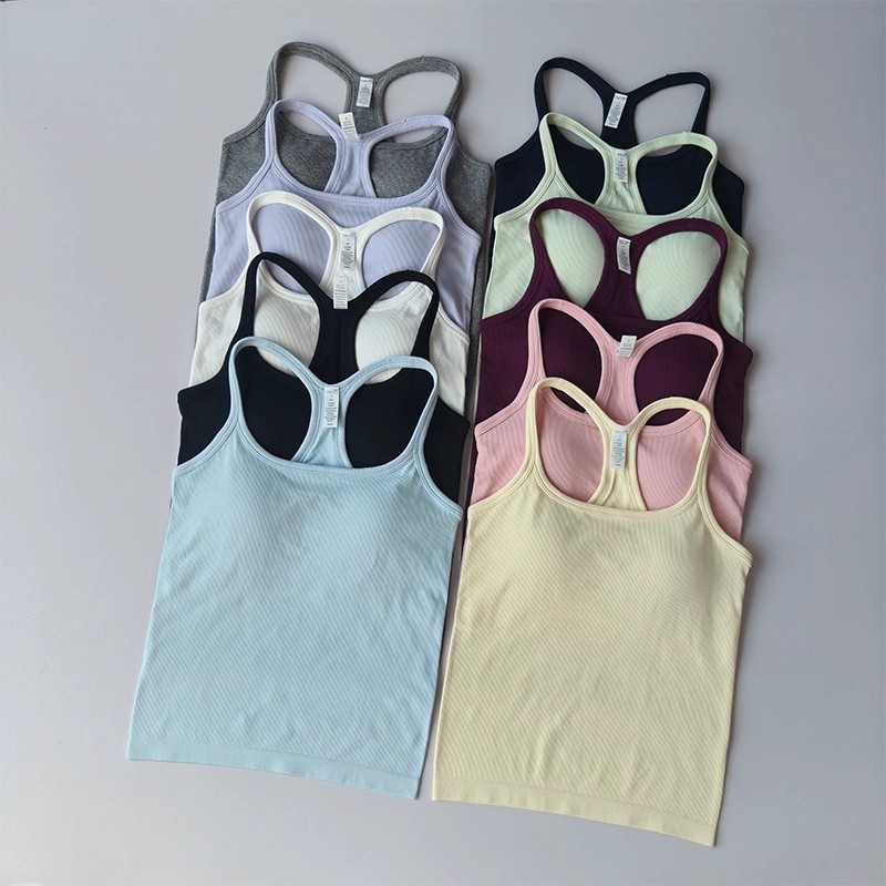 Tank Top Ribbed - Canotta sportiva da yoga da donna