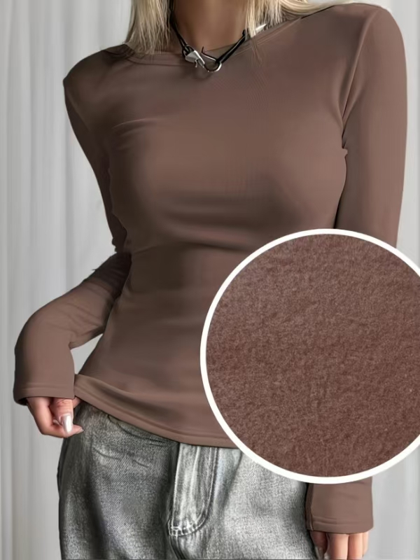 Base Layer Top - Maglietta da donna con fodera in