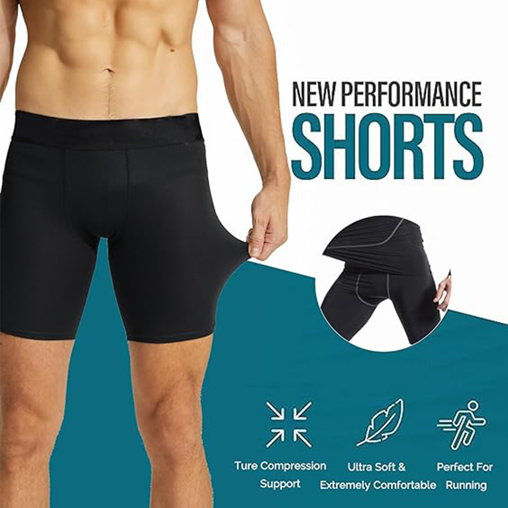 Confezione da 3 pantaloncini a - Compression Shorts Athletes recensione e prezzo