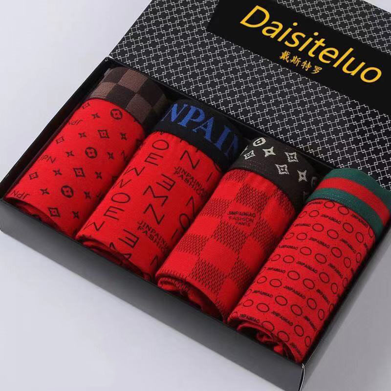 4pcs / Mens intimo Shorts Boxe - Boxer Brief Pack Cotton recensione e prezzo