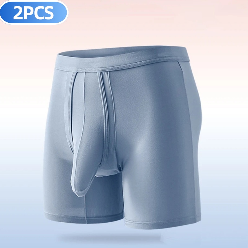 2PCS Mens Gambe Lunghe Bianche - Long Leg Trunk Men recensione e prezzo