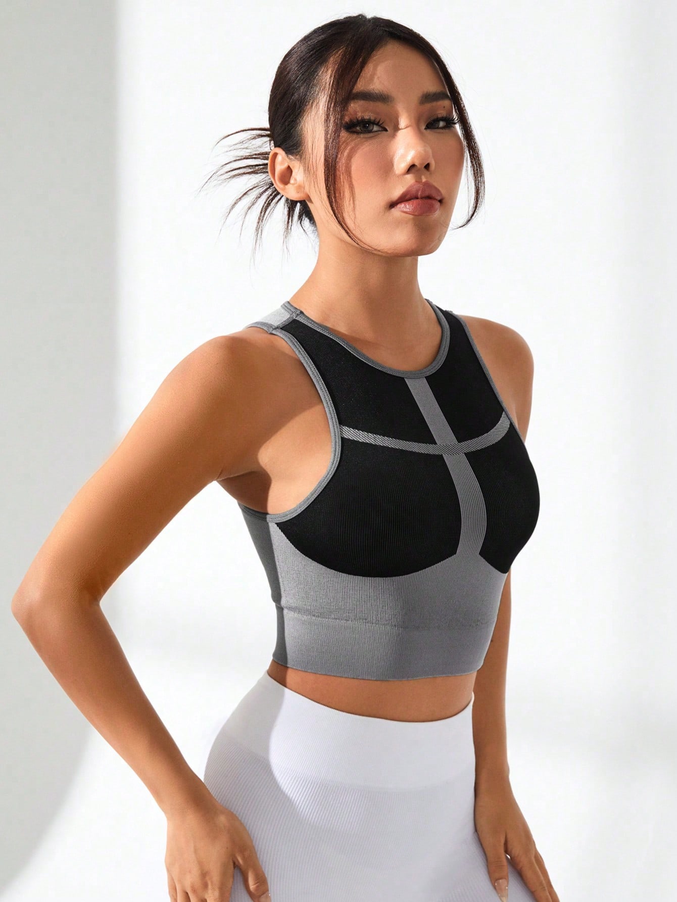 Top Corto da Donna a Blocchi d - Tank Top Ribbed recensione e prezzo