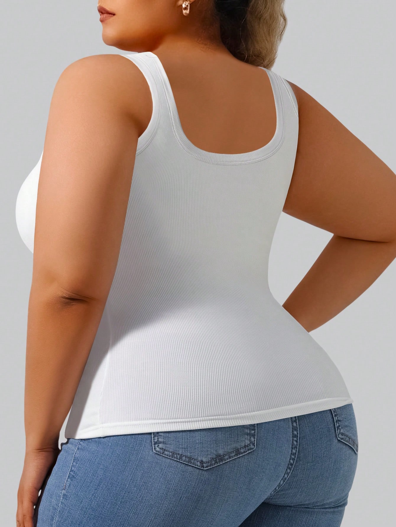 Canotta da donna taglie forti  - Tank Top Ribbed recensione e prezzo
