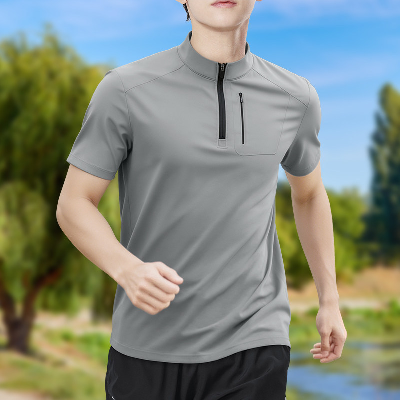 T-shirt da uomo a mezza zip, e - T Shirt Tight Fit recensione e prezzo