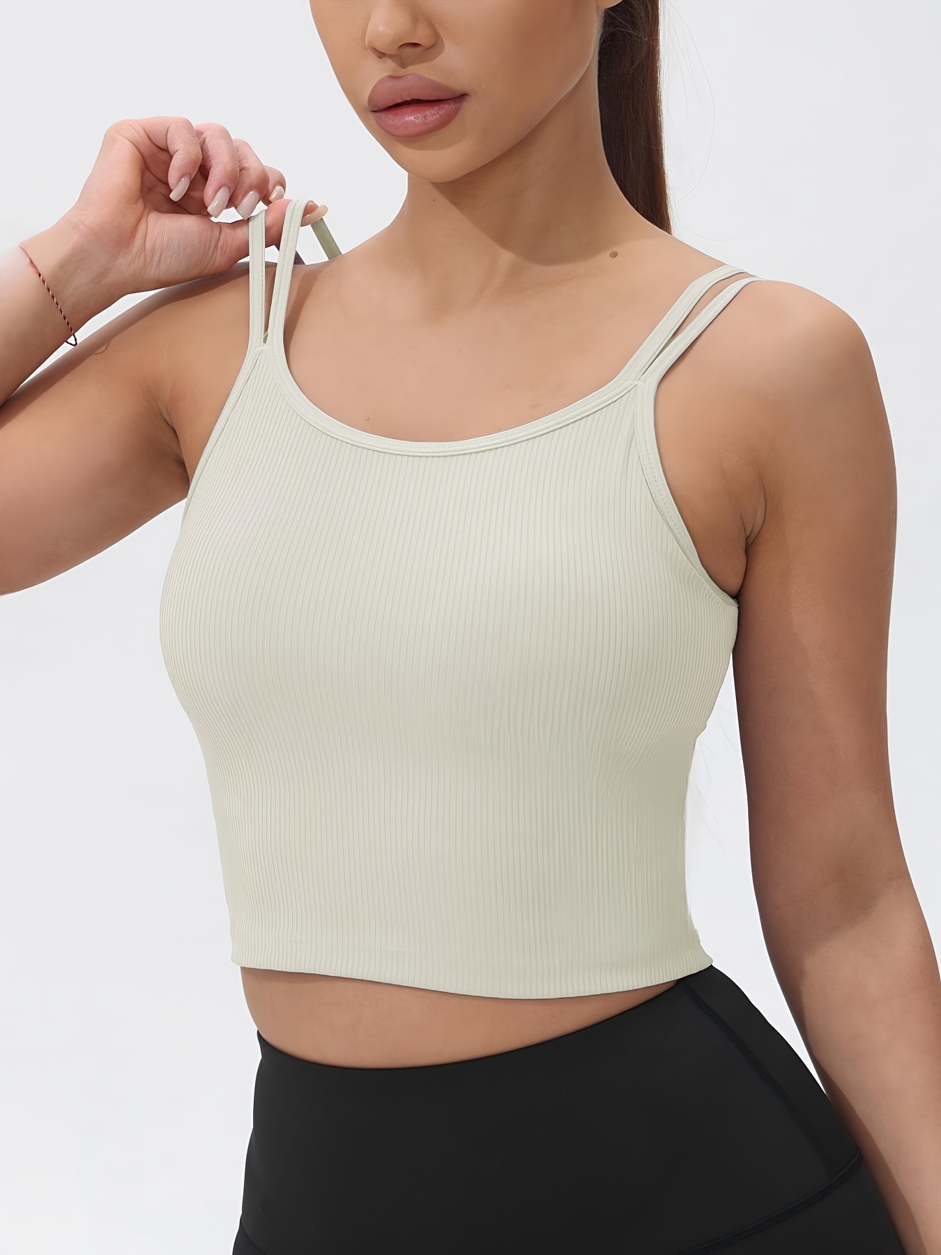 Canotta sportiva corta senza m - Tank Top Ribbed recensione e prezzo